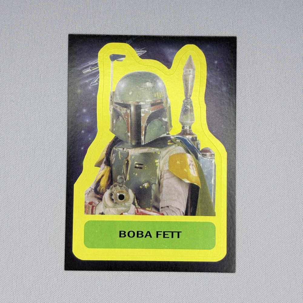 Boba Fett 2015 Topps Star Wars Character Stickers Card S-15 Journey Force Awaken
